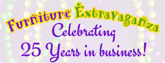 GBP Direct Celebrates 25 Years with Mardi Gras Themed Furniture Extravaganza!